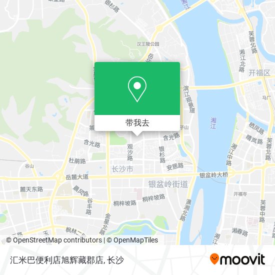 汇米巴便利店旭辉藏郡店地图