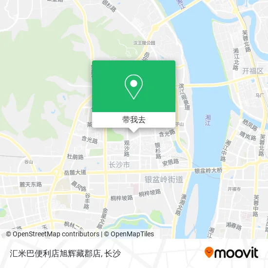 汇米巴便利店旭辉藏郡店地图