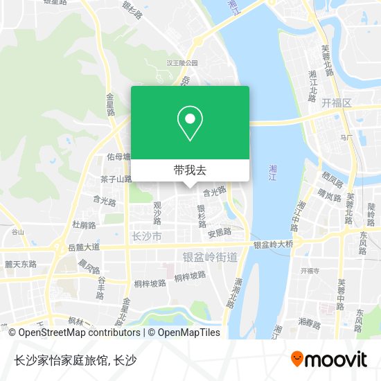 长沙家怡家庭旅馆地图