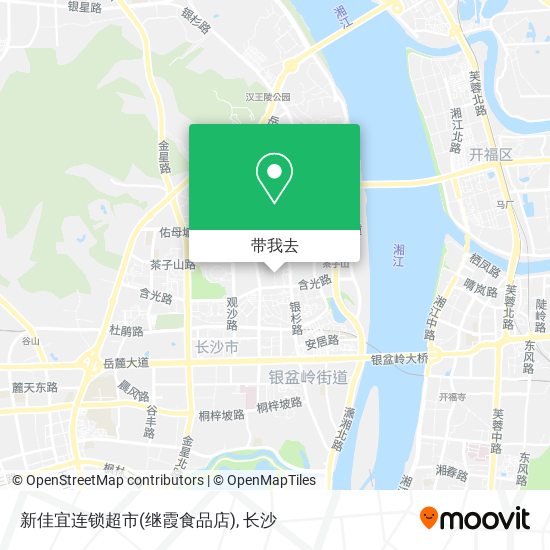 新佳宜连锁超市(继霞食品店)地图