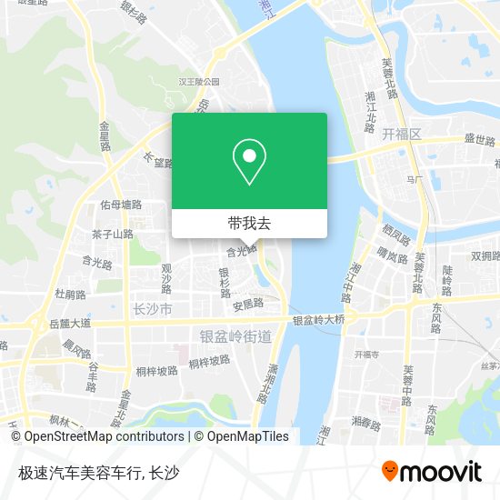 极速汽车美容车行地图