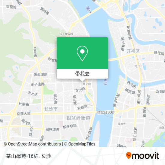 茶山馨苑-16栋地图