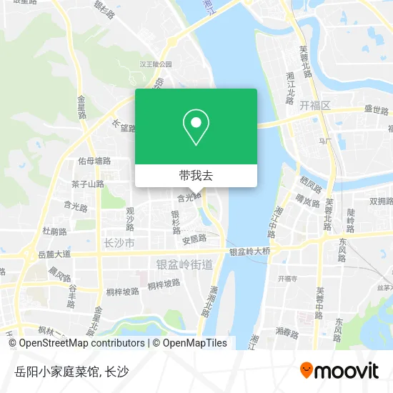 岳阳小家庭菜馆地图