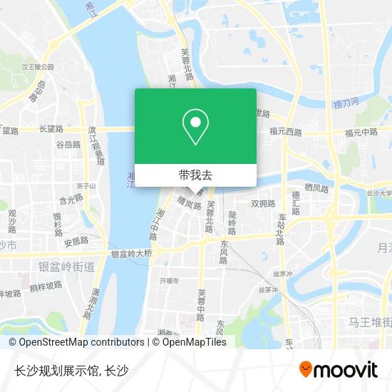 长沙规划展示馆地图