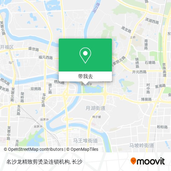 名沙龙精致剪烫染连锁机构地图