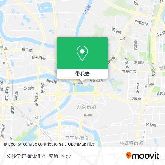 长沙学院-新材料研究所地图