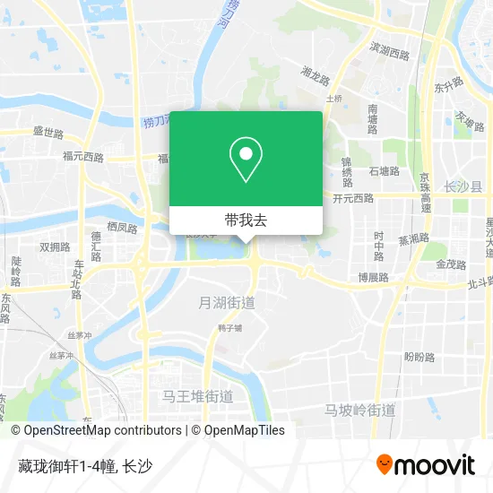 藏珑御轩1-4幢地图