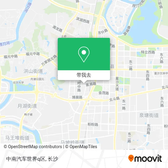 中南汽车世界q区地图