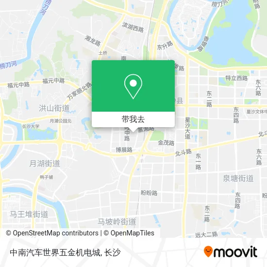 中南汽车世界五金机电城地图