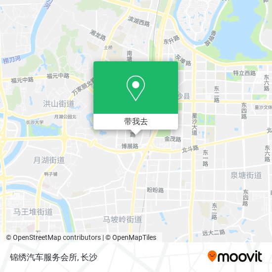 锦绣汽车服务会所地图