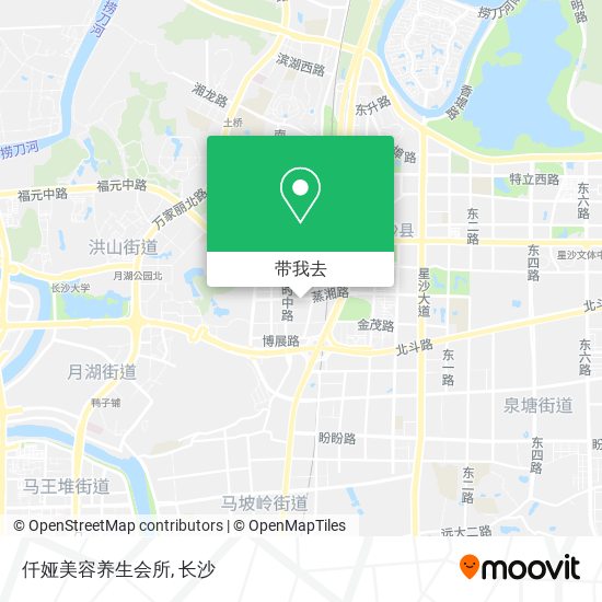 仟娅美容养生会所地图