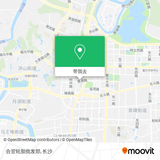 合翌轮胎批发部地图
