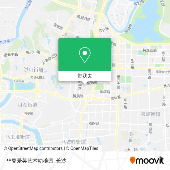 华夏爱英艺术幼稚园地图