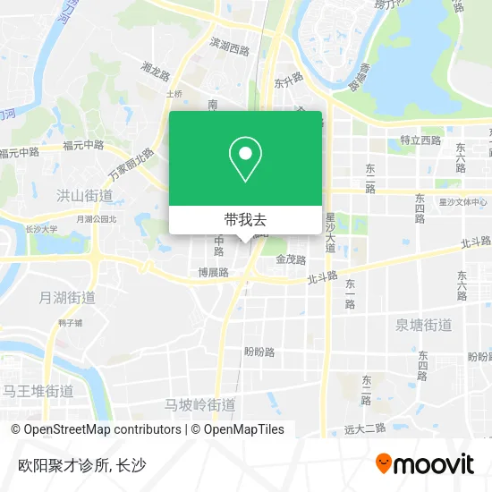 欧阳聚才诊所地图