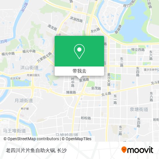 老四川片片鱼自助火锅地图