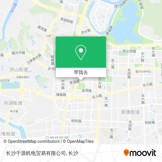 长沙千源机电贸易有限公司地图