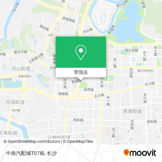 中南汽配城T07栋地图