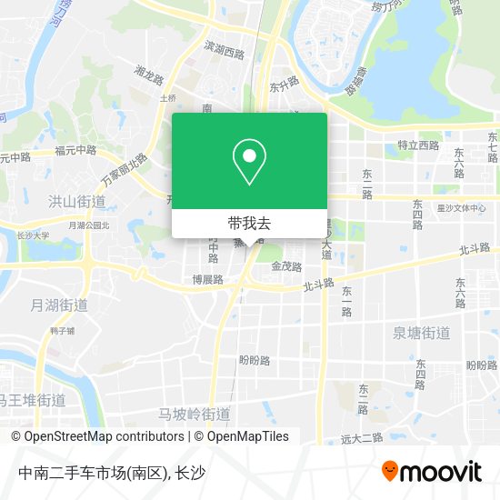 中南二手车市场(南区)地图
