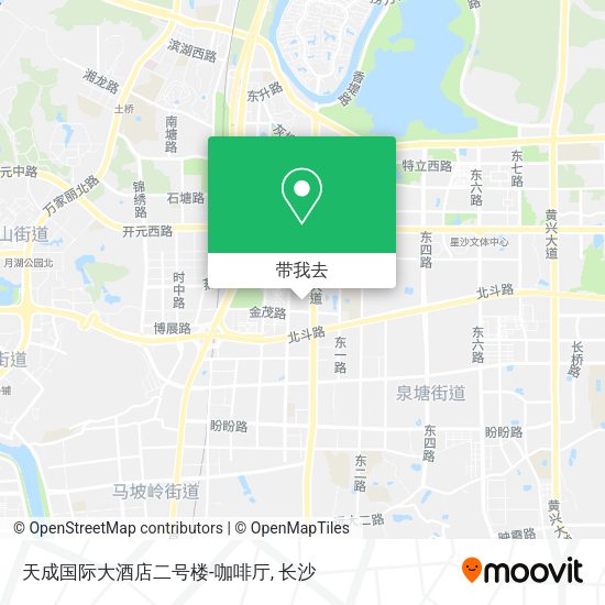 天成国际大酒店二号楼-咖啡厅地图