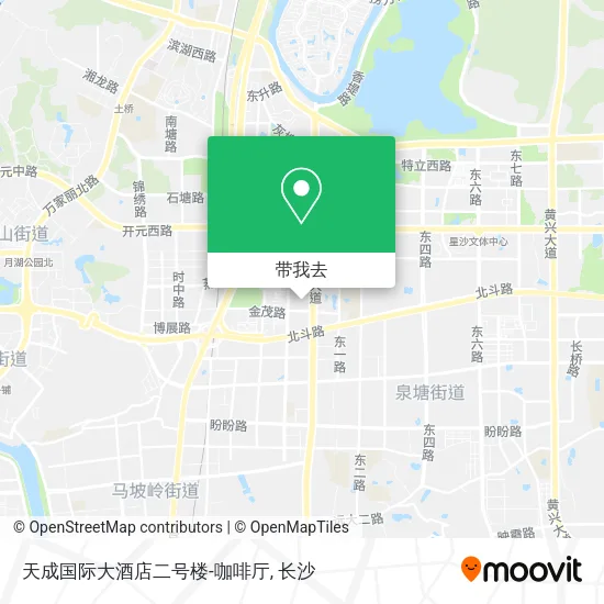 天成国际大酒店二号楼-咖啡厅地图