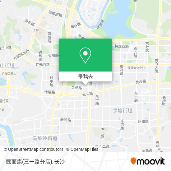 颐而康(三一路分店)地图