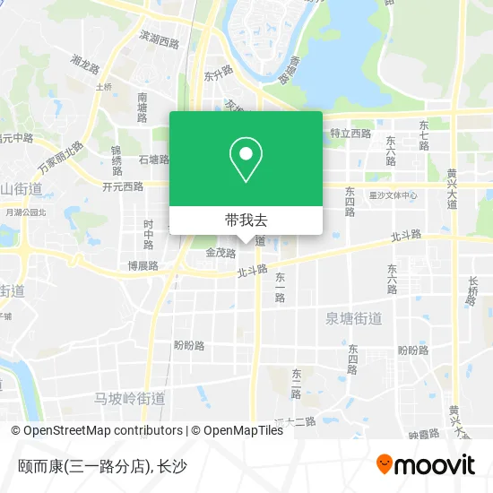 颐而康(三一路分店)地图