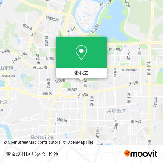 黄金塘社区居委会地图