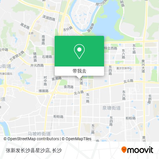 张新发长沙县星沙店地图