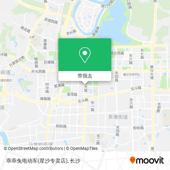 乖乖兔电动车(星沙专卖店)地图