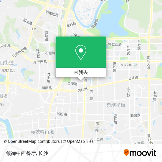 领御中西餐厅地图