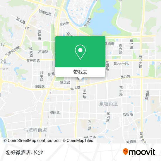 您好微酒店地图