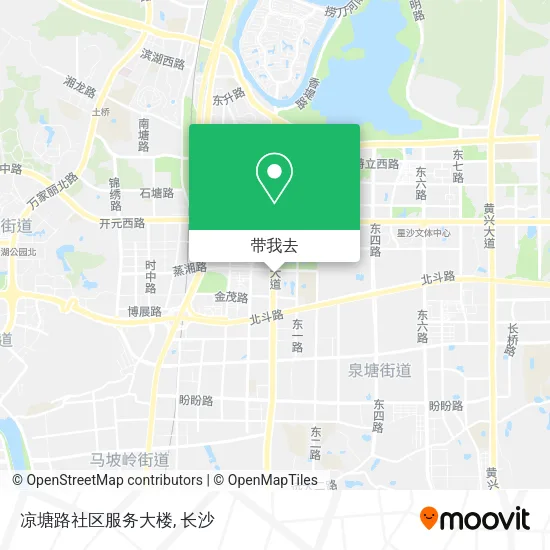 凉塘路社区服务大楼地图