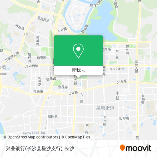 兴业银行(长沙县星沙支行)地图