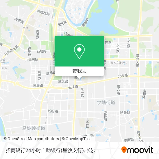 招商银行24小时自助银行(星沙支行)地图