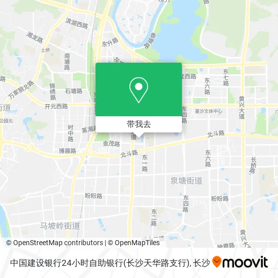 中国建设银行24小时自助银行(长沙天华路支行)地图