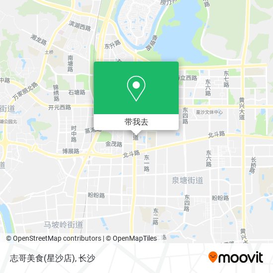 志哥美食(星沙店)地图