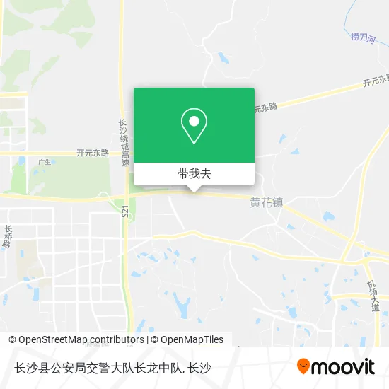 长沙县公安局交警大队长龙中队地图