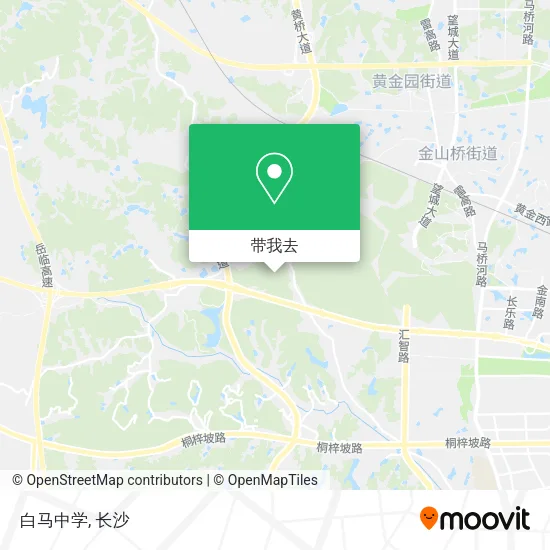 白马中学地图