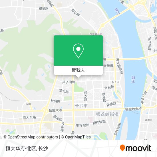 恒大华府-北区地图