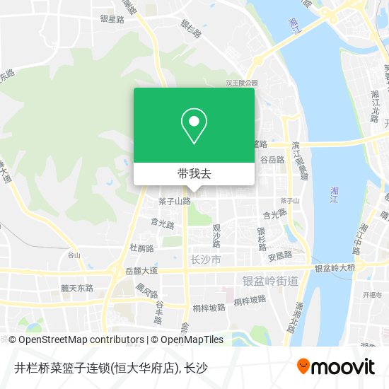 井栏桥菜篮子连锁(恒大华府店)地图