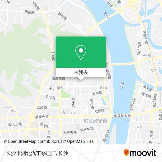 长沙市湘北汽车修理厂地图
