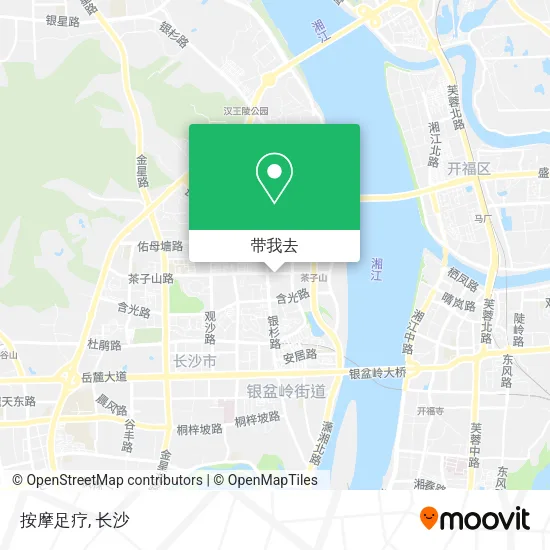 按摩足疗地图