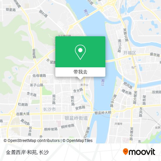 金麓西岸·和苑地图