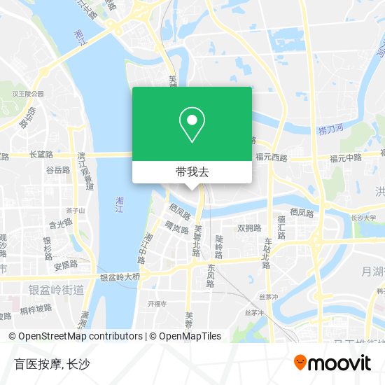 盲医按摩地图