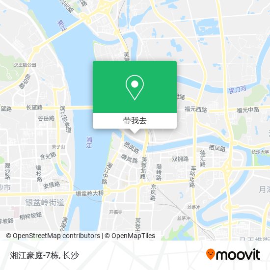 湘江豪庭-7栋地图