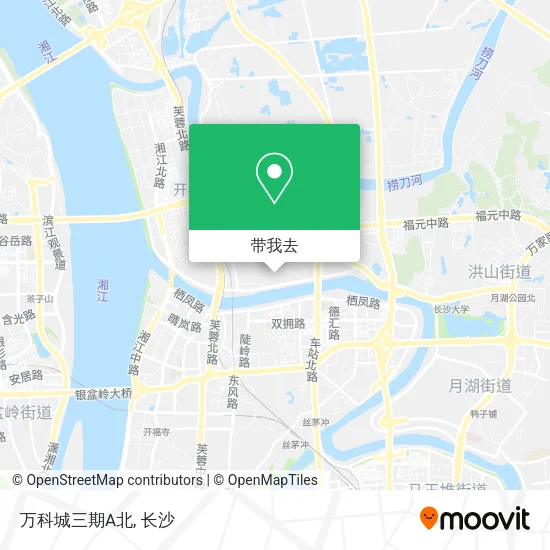 万科城三期A北地图