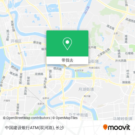 中国建设银行ATM(双河路)地图