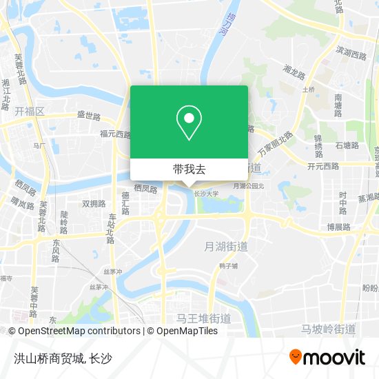 洪山桥商贸城地图