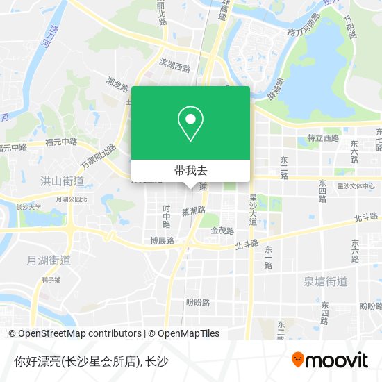 你好漂亮(长沙星会所店)地图