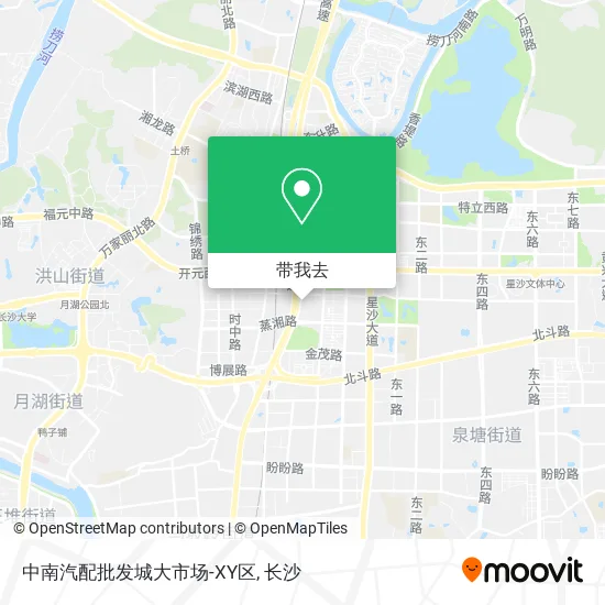 中南汽配批发城大市场-XY区地图